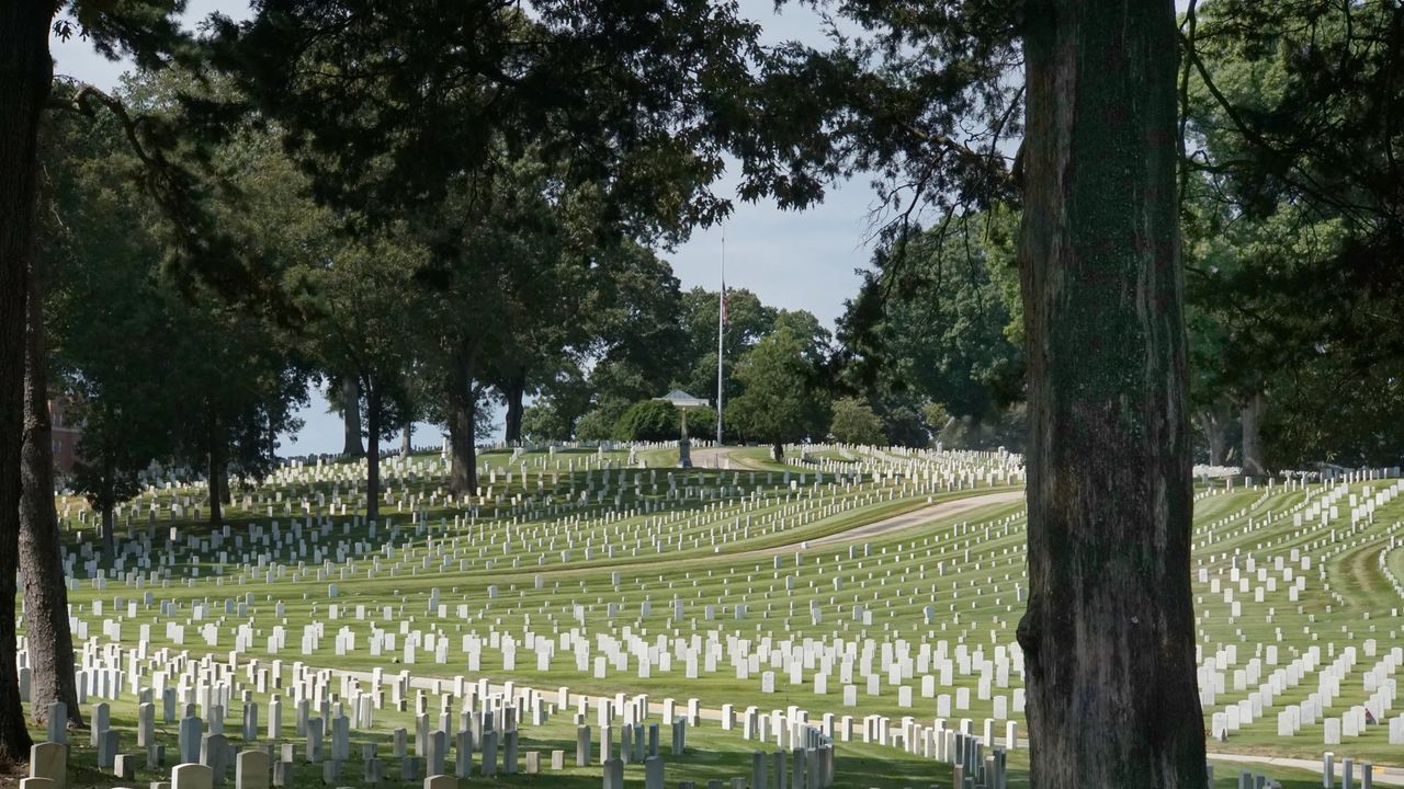 Marietta National Cemetary exterior landscape