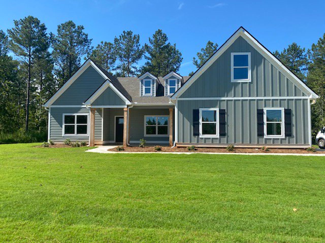 Front exterior of a home in the Corinth Reserve community, located in Grantville, GA (Image 2).
