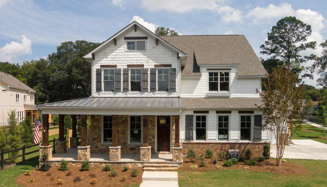 A showcase of a new construction home by New Towne Builders, highlighting their design and quality (Image 2).