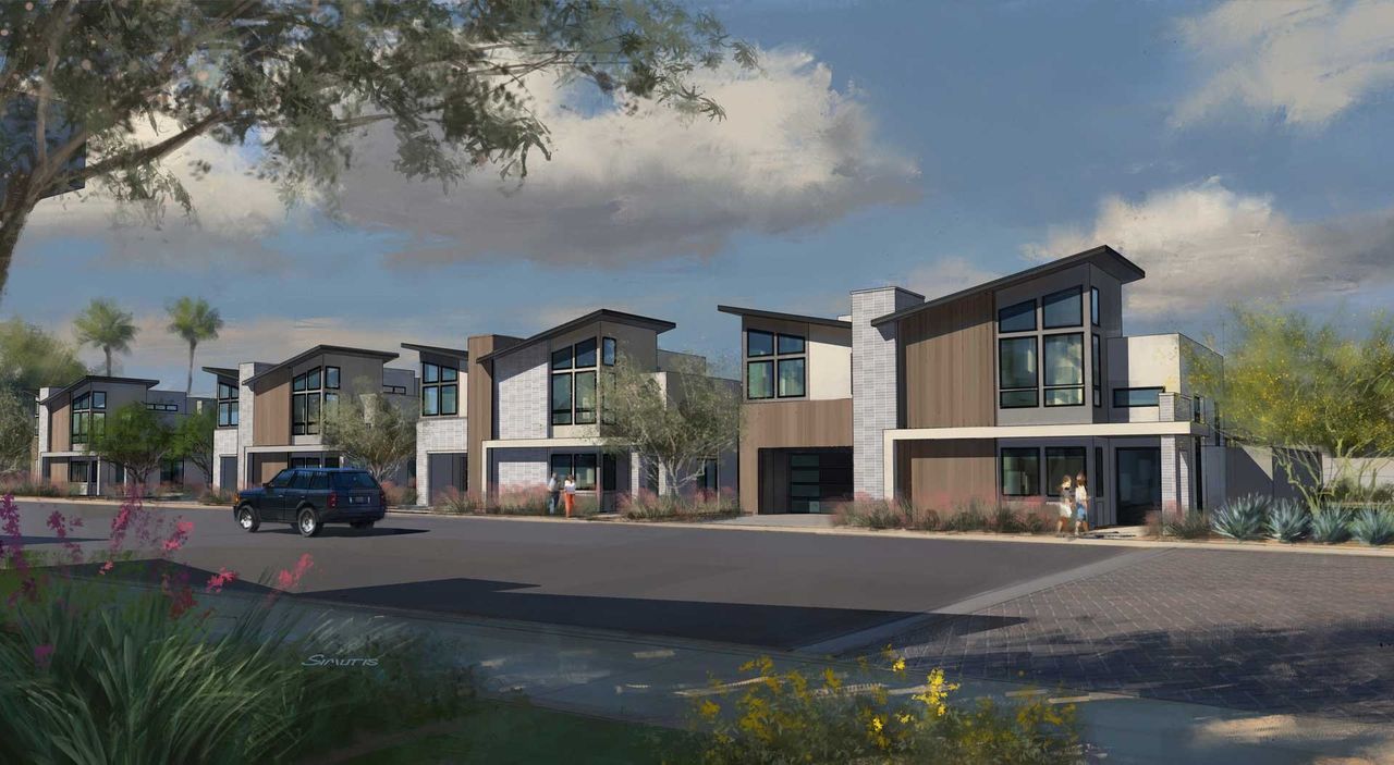 Front exterior of a home in the Viridian community, located in Phoenix, AZ (Image 2).