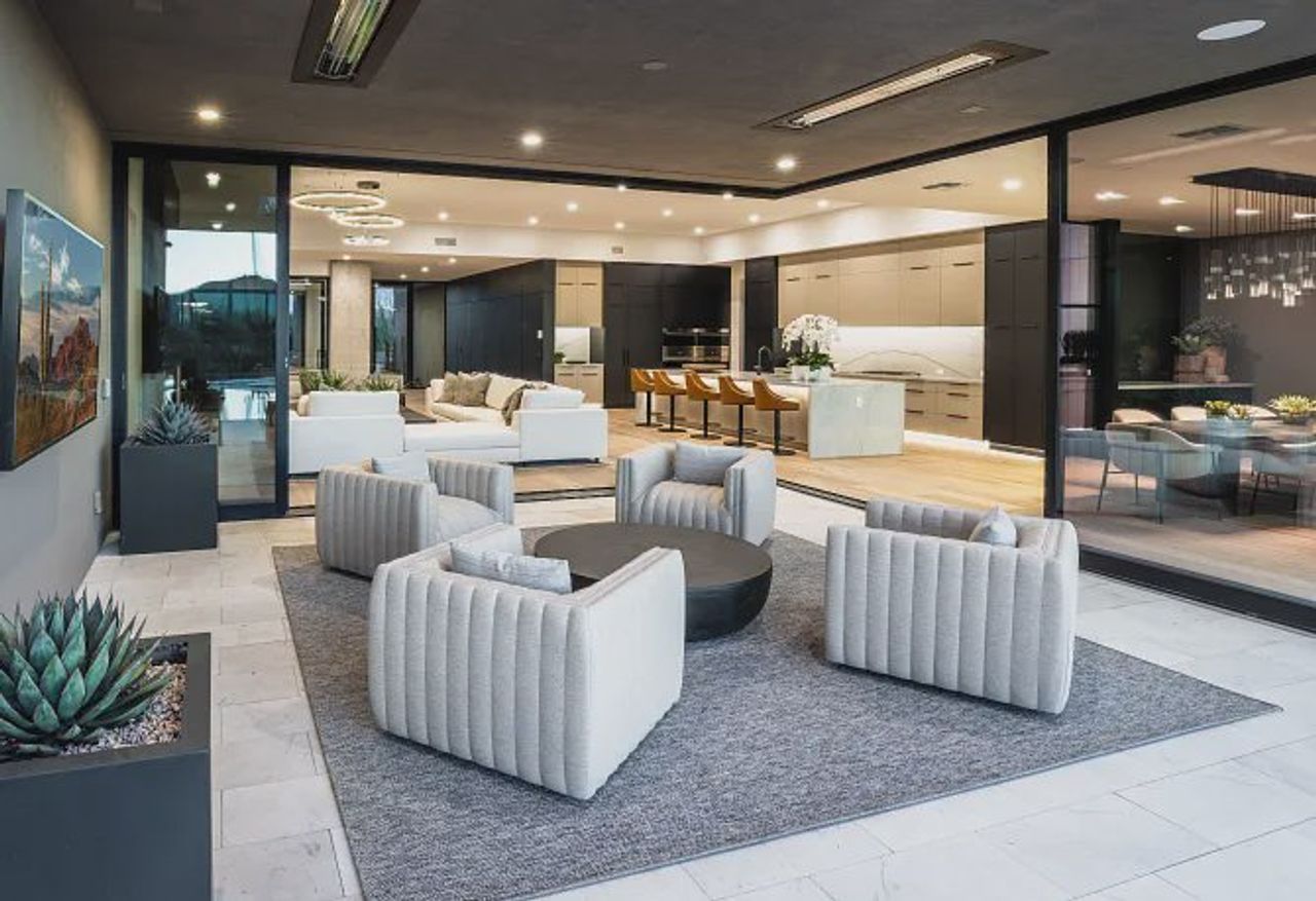 Exterior details of a home in Where Modern Luxury Meets Desert Tranquility, Scottsdale (Image 2). Exterior details of a home in Where Modern Luxury Meets Desert Tranquility, Scottsdale (Image 2).