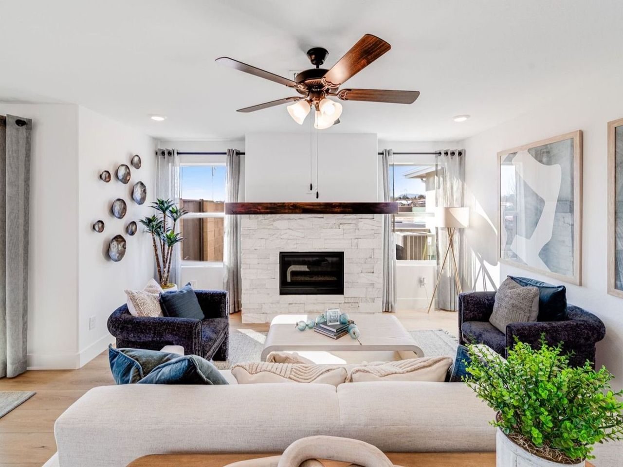 Furnished interior in a model home at Hidden Hills in Prescott (Image 2).