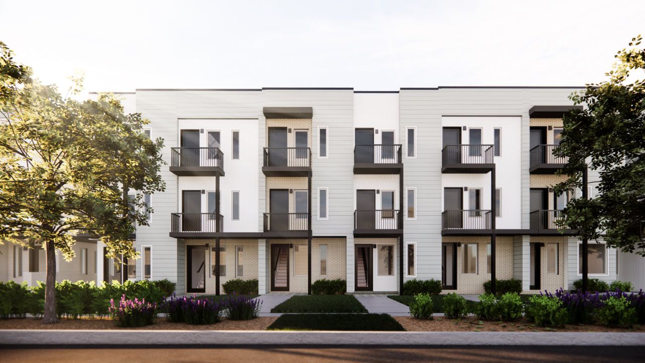 Front exterior of a home in the Thirty-Eight West: LiteTowns community, located in Denver, CO (Image 2).