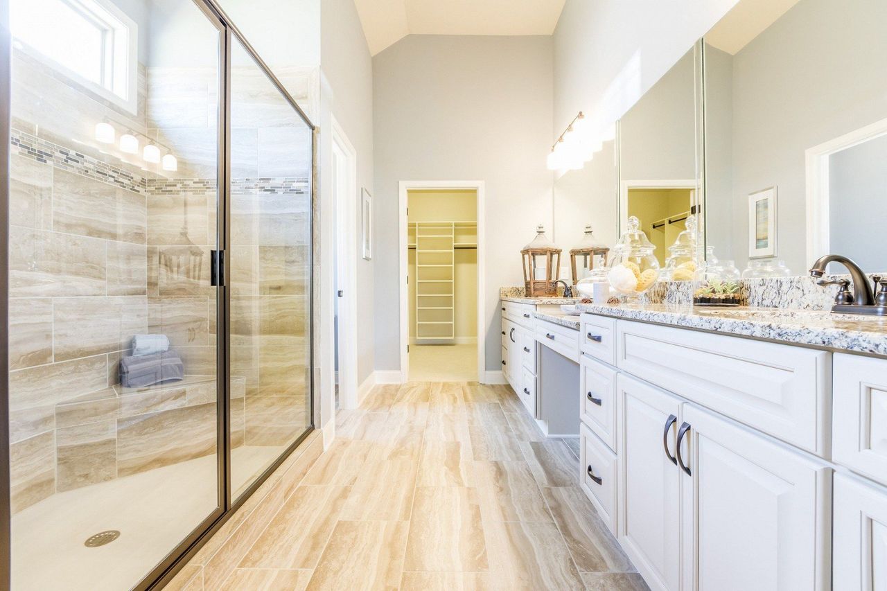 Furnished interior in a model home at Glory Meadows in Gainesville (Image 2).