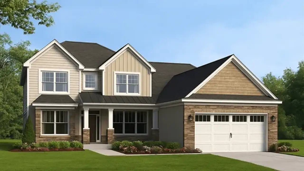 Front exterior of a home in the Reedy Lake community, located in Piedmont, SC (Image 2).