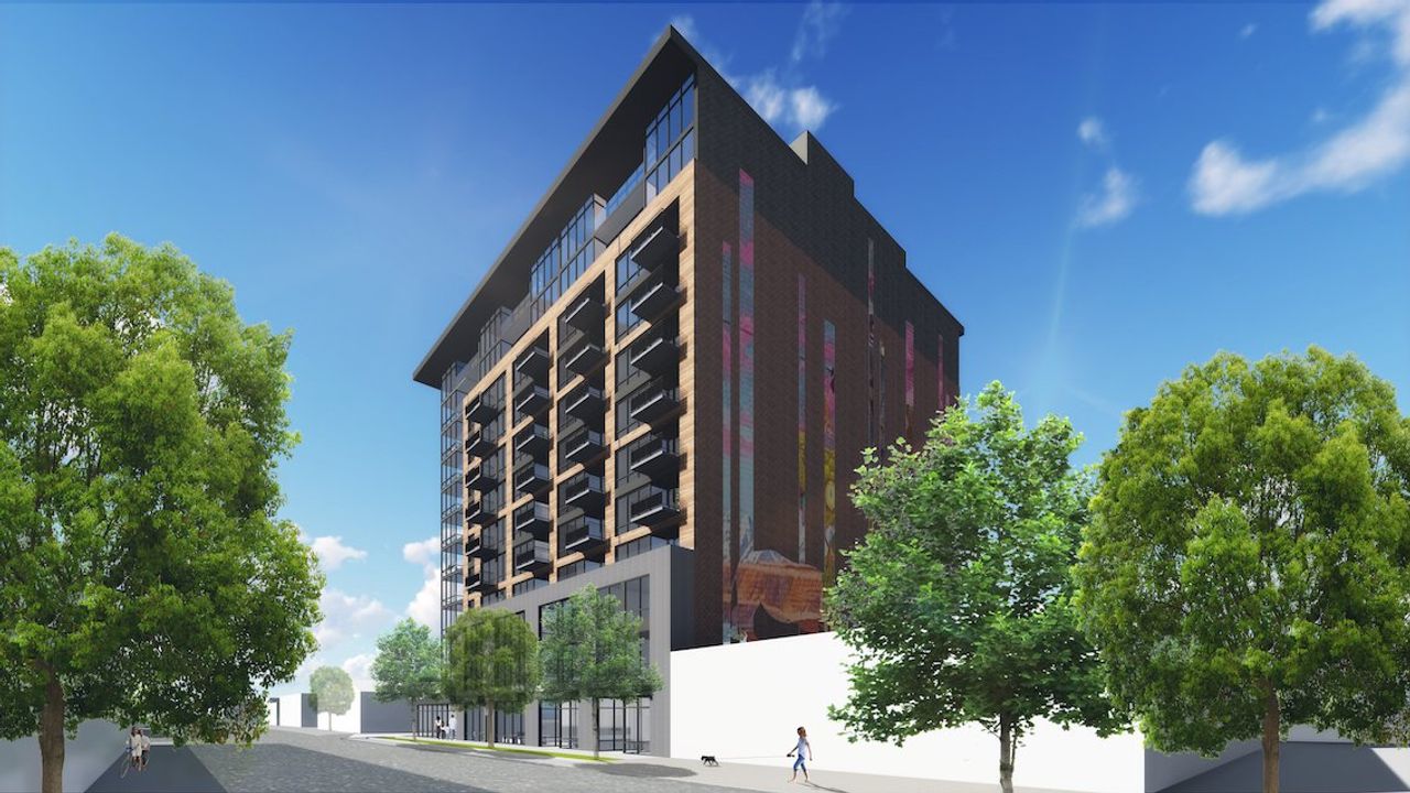 Front exterior of a home in the RiNo Rise community, located in Denver, CO (Image 2).