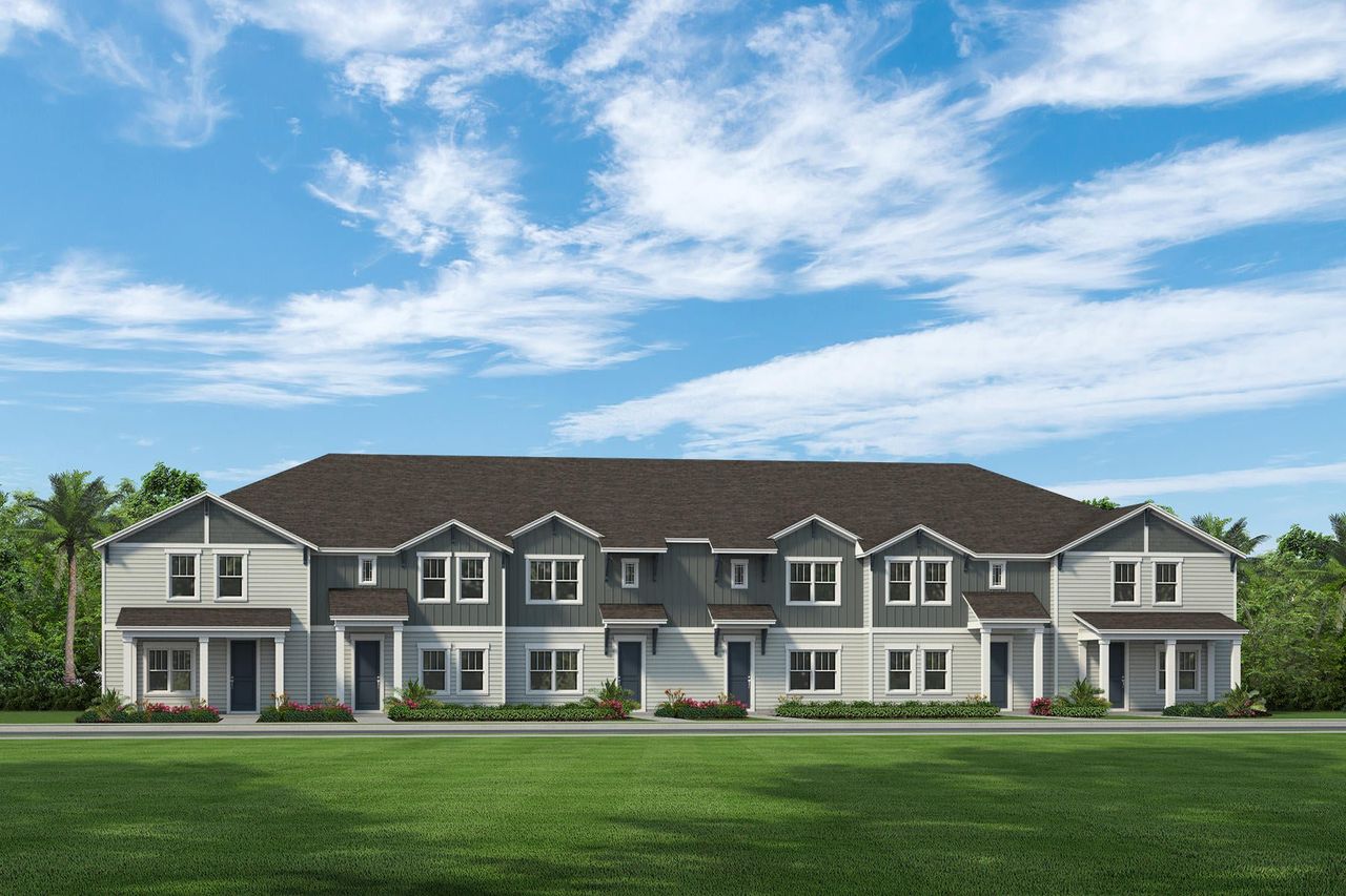 Front exterior of a home in the Whaley Grove Townhomes community, located in St. Cloud, FL (Image 2).
