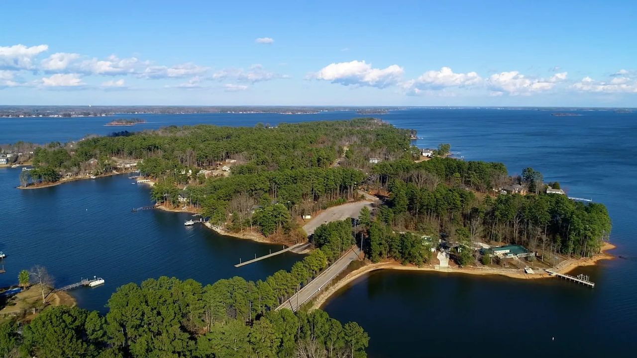 Lake Murray aerial landscape
