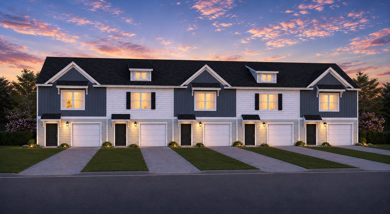 Front exterior of a home in the Cameron Ridge community, located in Columbia, SC (Image 2).