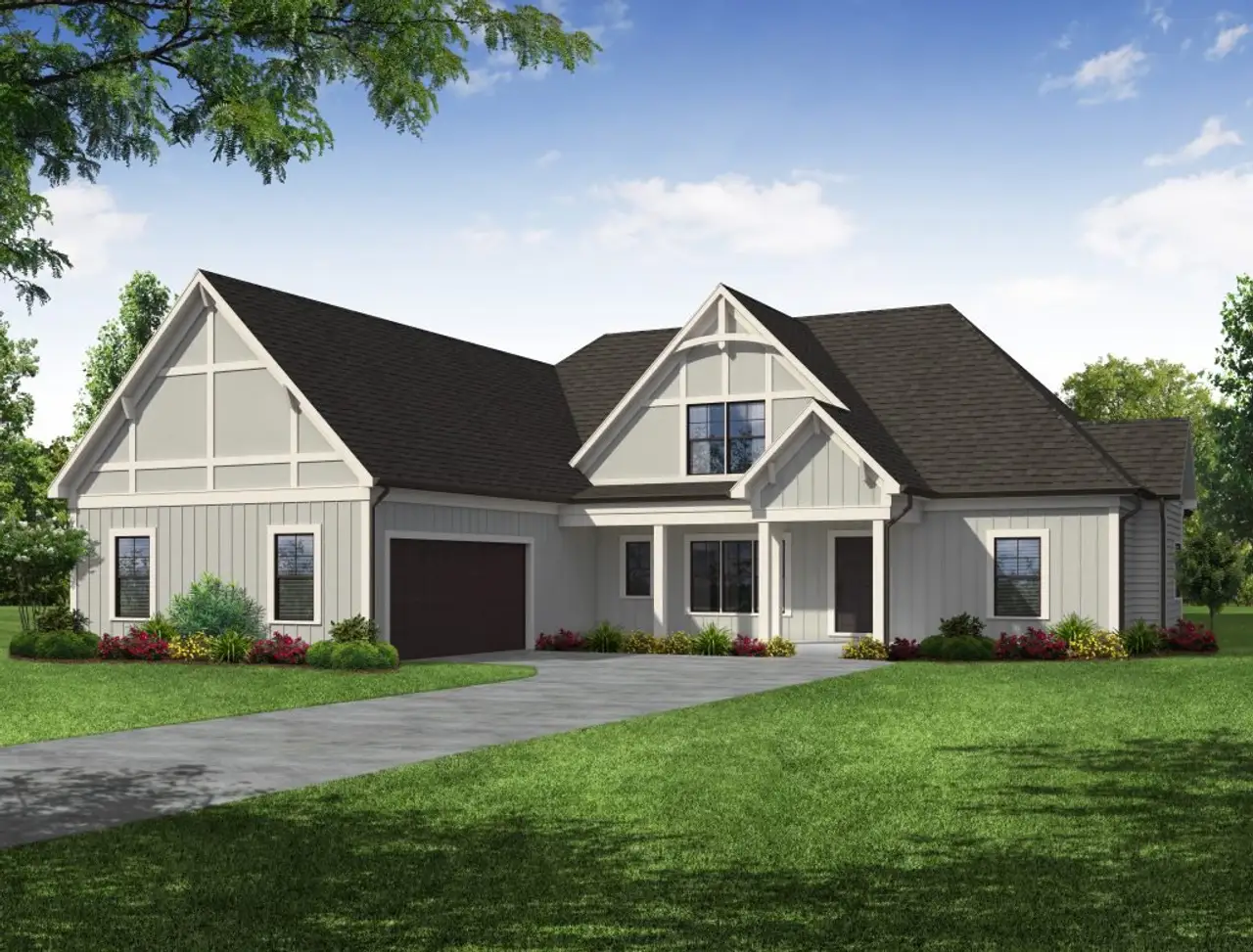 Front exterior of a home in the Stallings Farm South community, located in Senoia, GA (Image 2).