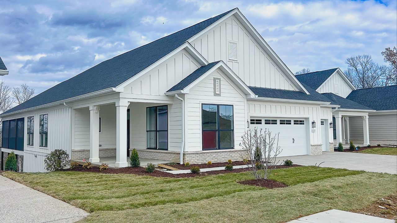 Front exterior of a home in the The Courtyards at Oakland Hills community, located in Louisville, KY (Image 2).