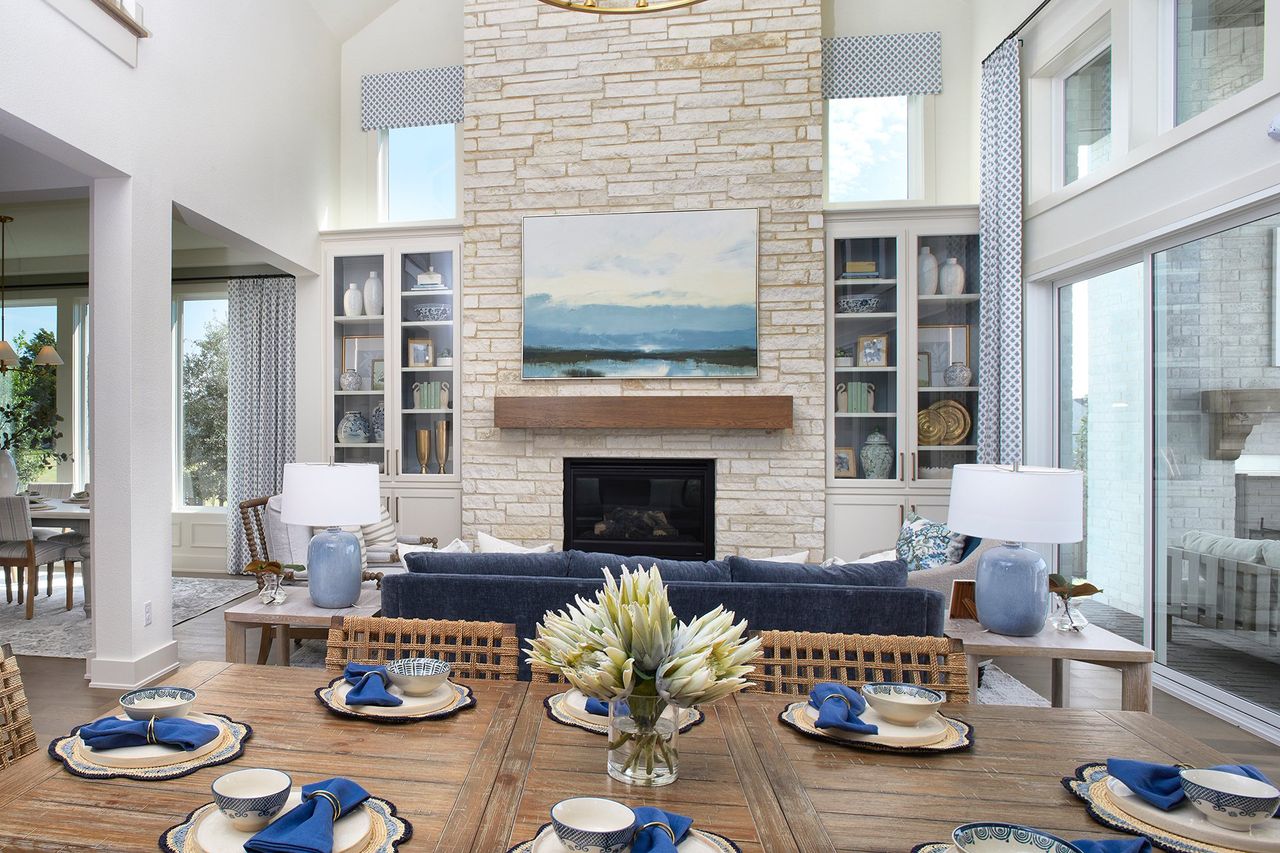 Furnished interior in a model home at Rolling Hills in Arlington (Image 2).
