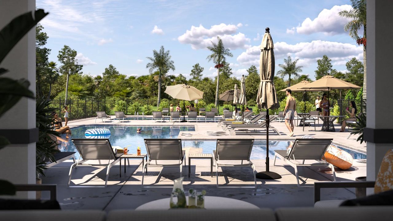 Swimming pool rendering Swimming pool rendering