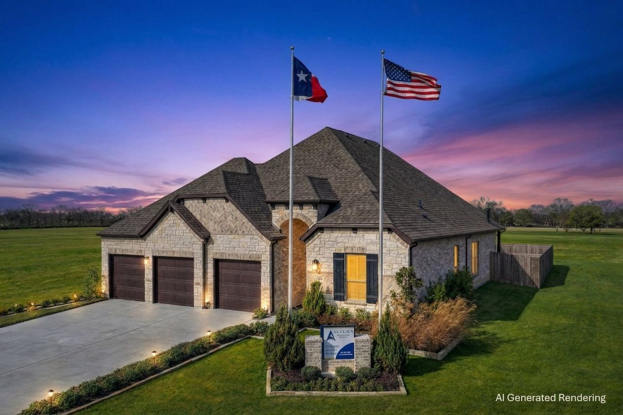 Front exterior of a home in the Forest Ridge Estates community, located in Greenville, TX (Image 2).