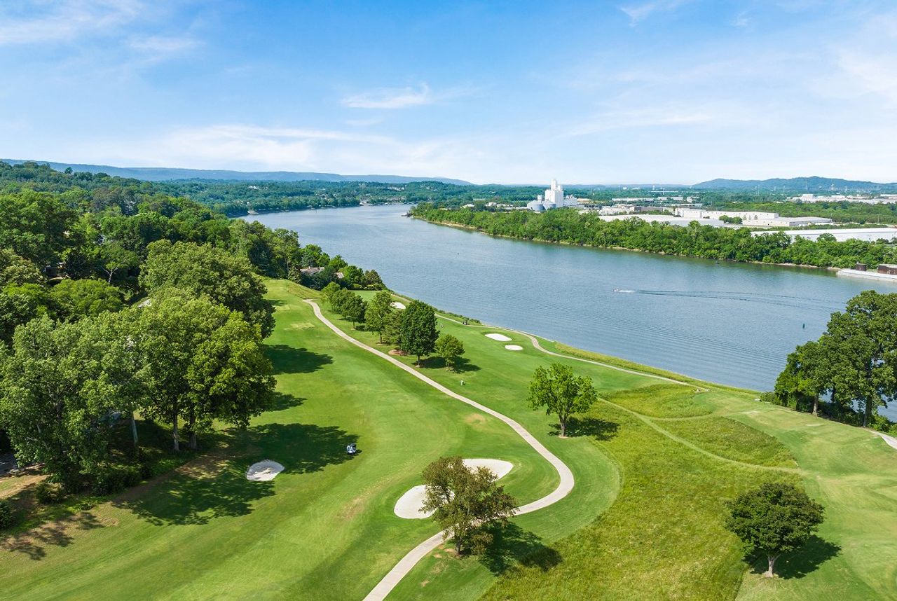 Chattanooga Aerial Chattanooga Golf Club 2of6