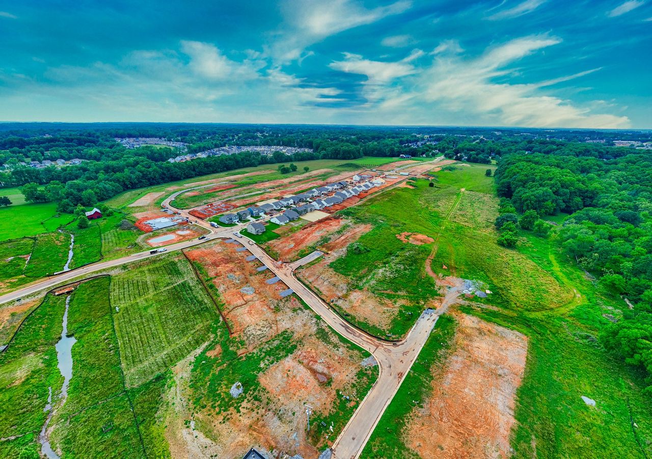 Site preparation and early development at Dorris Farm Single Family - Landon Collection in White House, TN (Image 2).