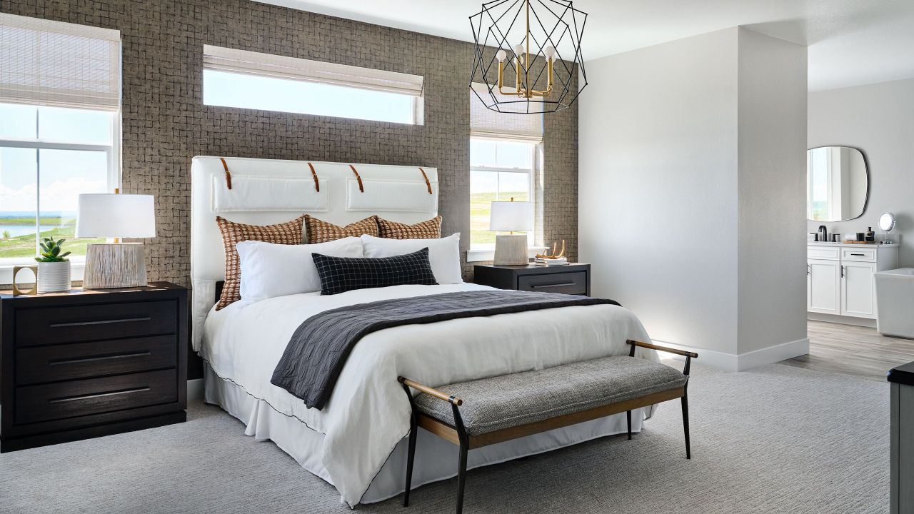 Furnished interior in a model home at Dawson Trails Destination in Castle Rock (Image 2). Furnished interior in a model home at Dawson Trails Destination in Castle Rock (Image 2).
