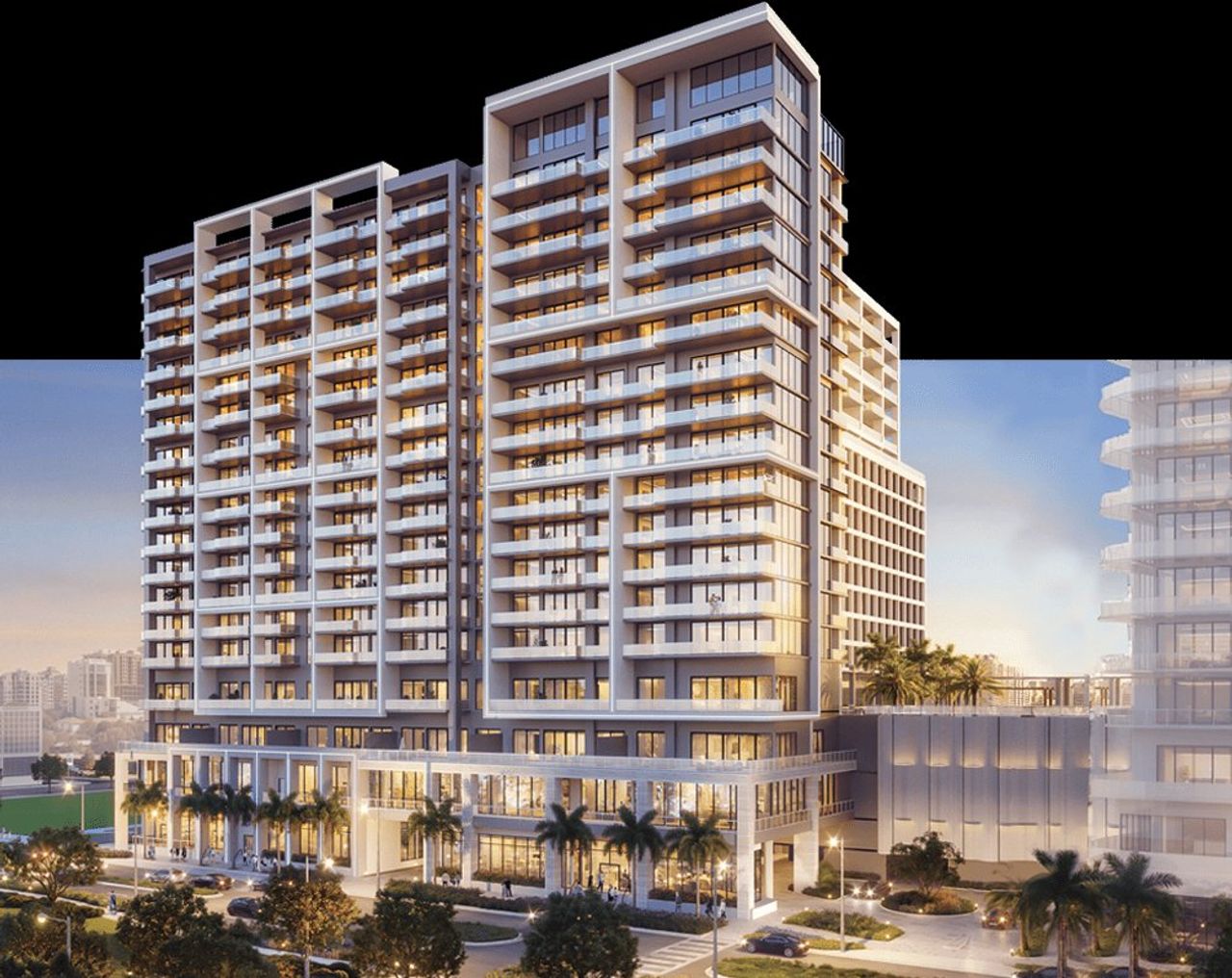 Front exterior of a home in the 1000 Boulevard of The Arts community, located in Sarasota, FL (Image 2).