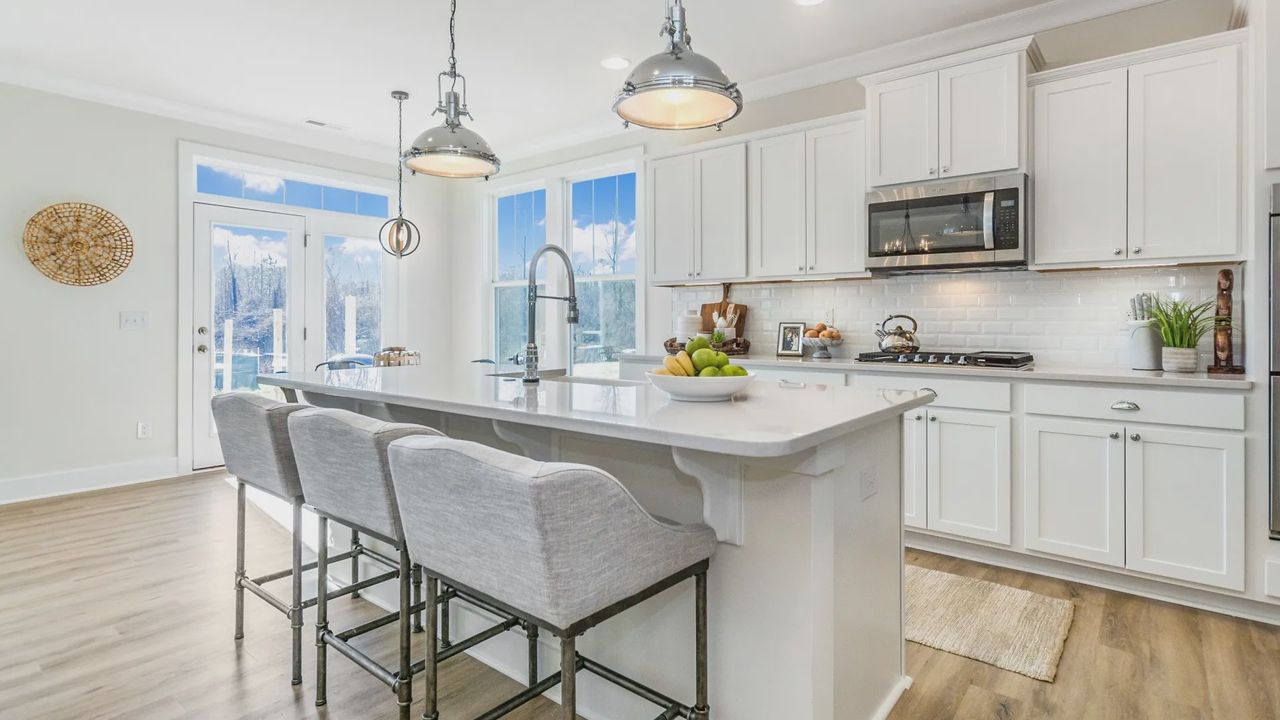 Furnished interior in a model home at Brio in Knightdale (Image 2).