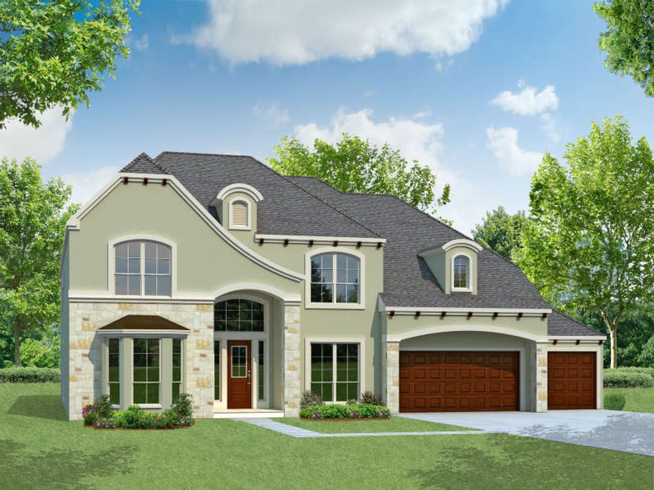 Image 2 of the Aliana 80' Lots community in Richmond, TX.