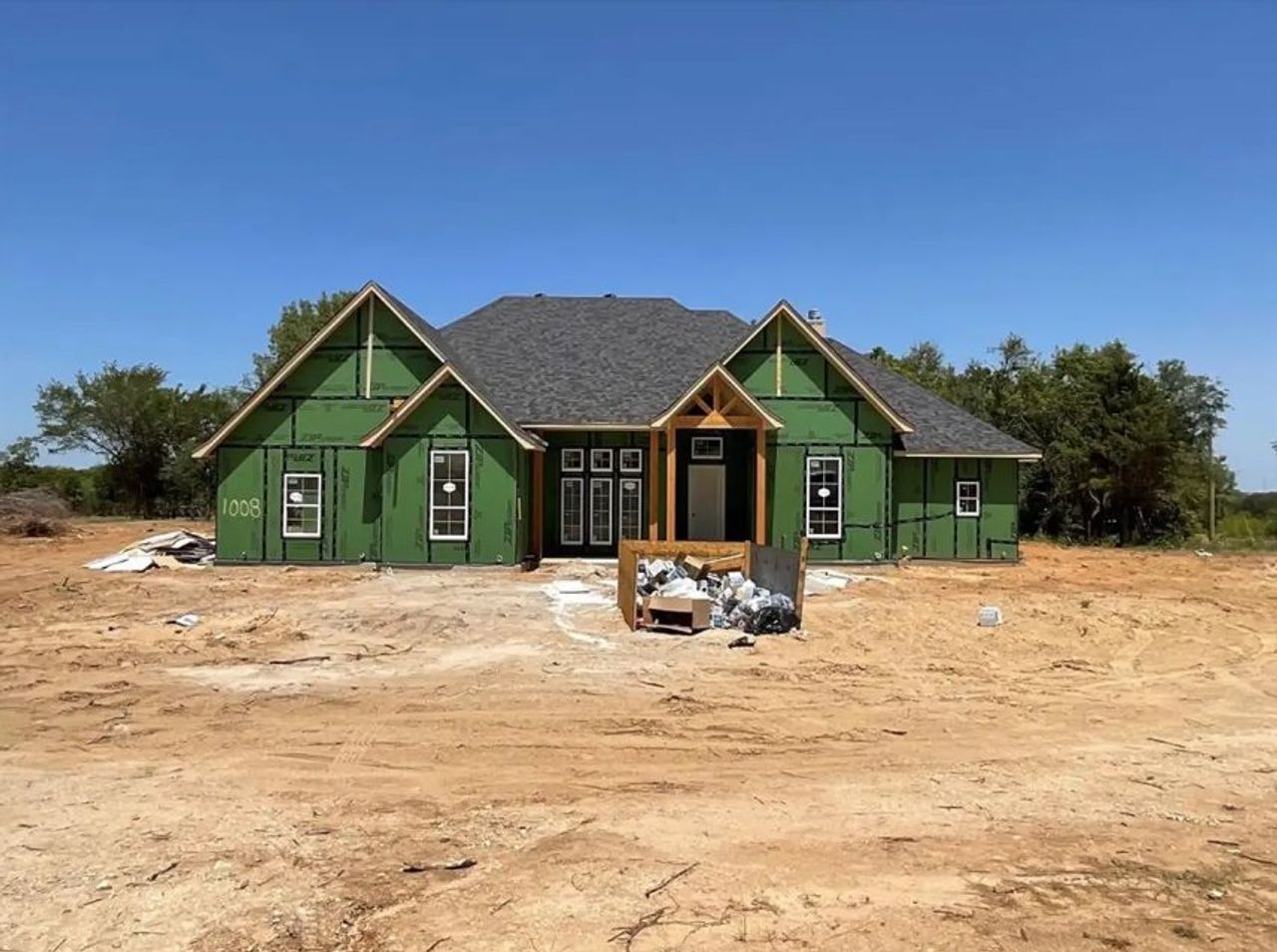 Front exterior of a home in the Shady Creek Estates community, located in Azle, TX (Image 2).