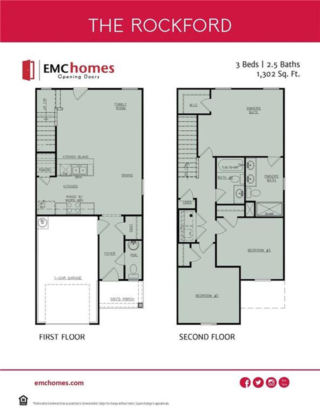2D floor plan layout of this home in , Cartersville, GA (Image 2).