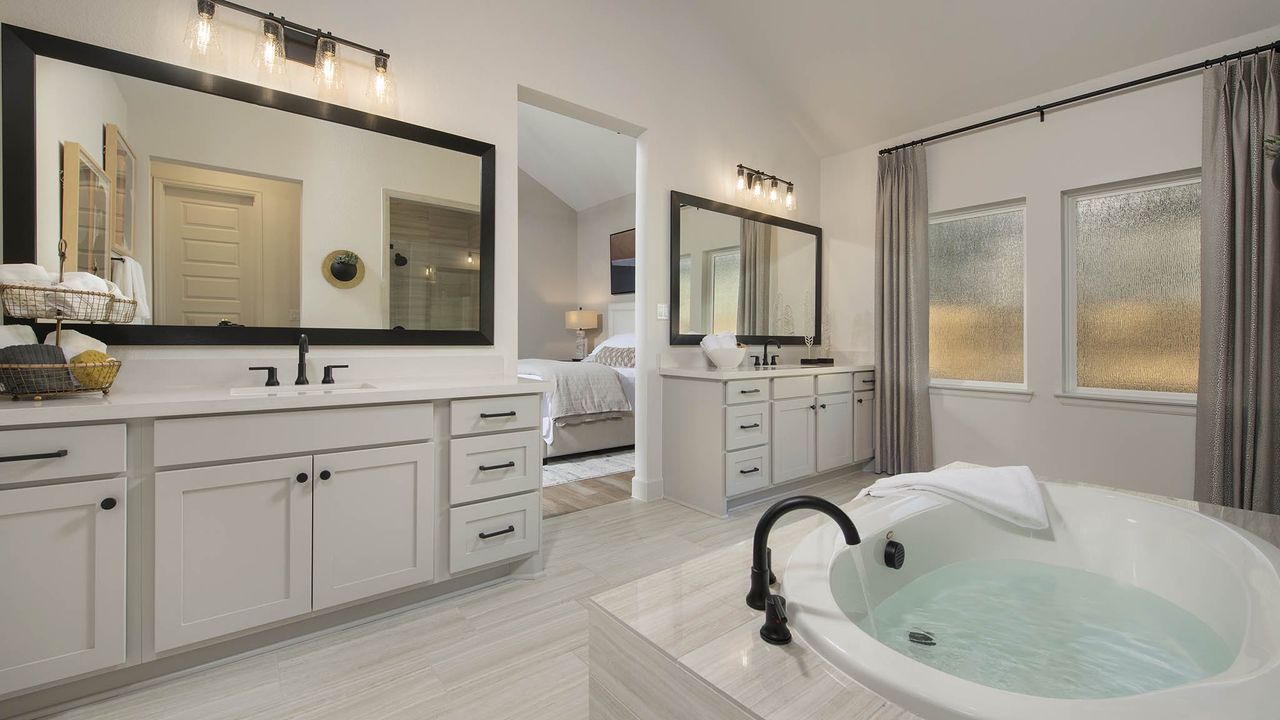 Furnished interior view inside a new home in Esperanza, Boerne (Image 2).