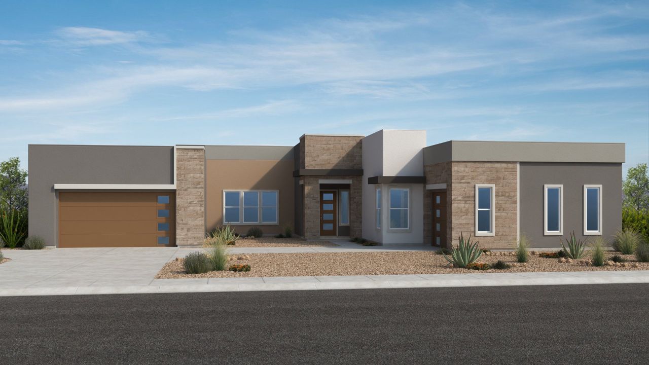 Representative exterior photo of a completed home built from the Sequoia by Taylor Morrison in Verdin Capstone Collection, Phoenix, AZ (Image 2).