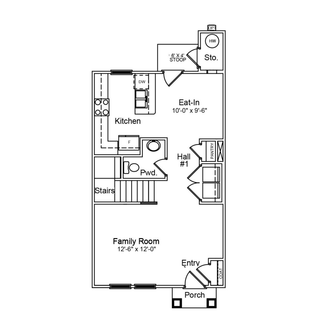 2D floor plan layout of this home in Edwards Station, Taylors, SC (Image 2). 2D floor plan layout of this home in Edwards Station, Taylors, SC (Image 2).