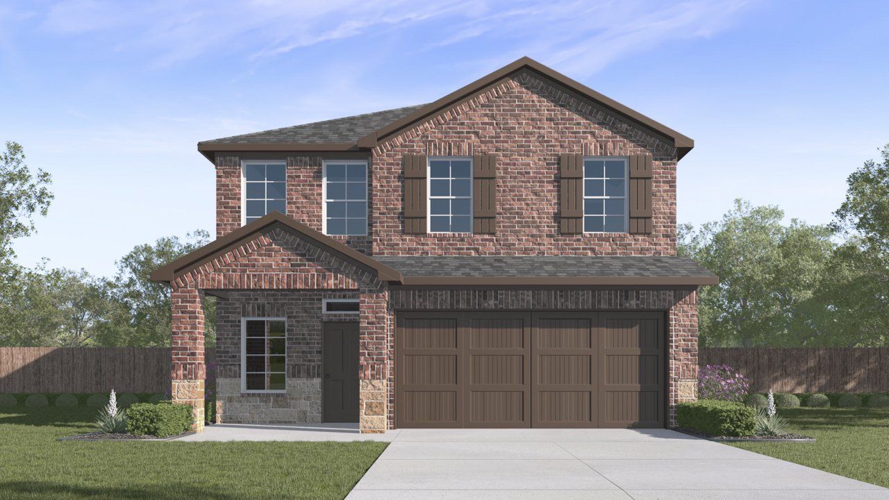 Representative exterior photo of a completed home built from the Madison by D.R. Horton in Northspur, Terrell, TX (Image 2).