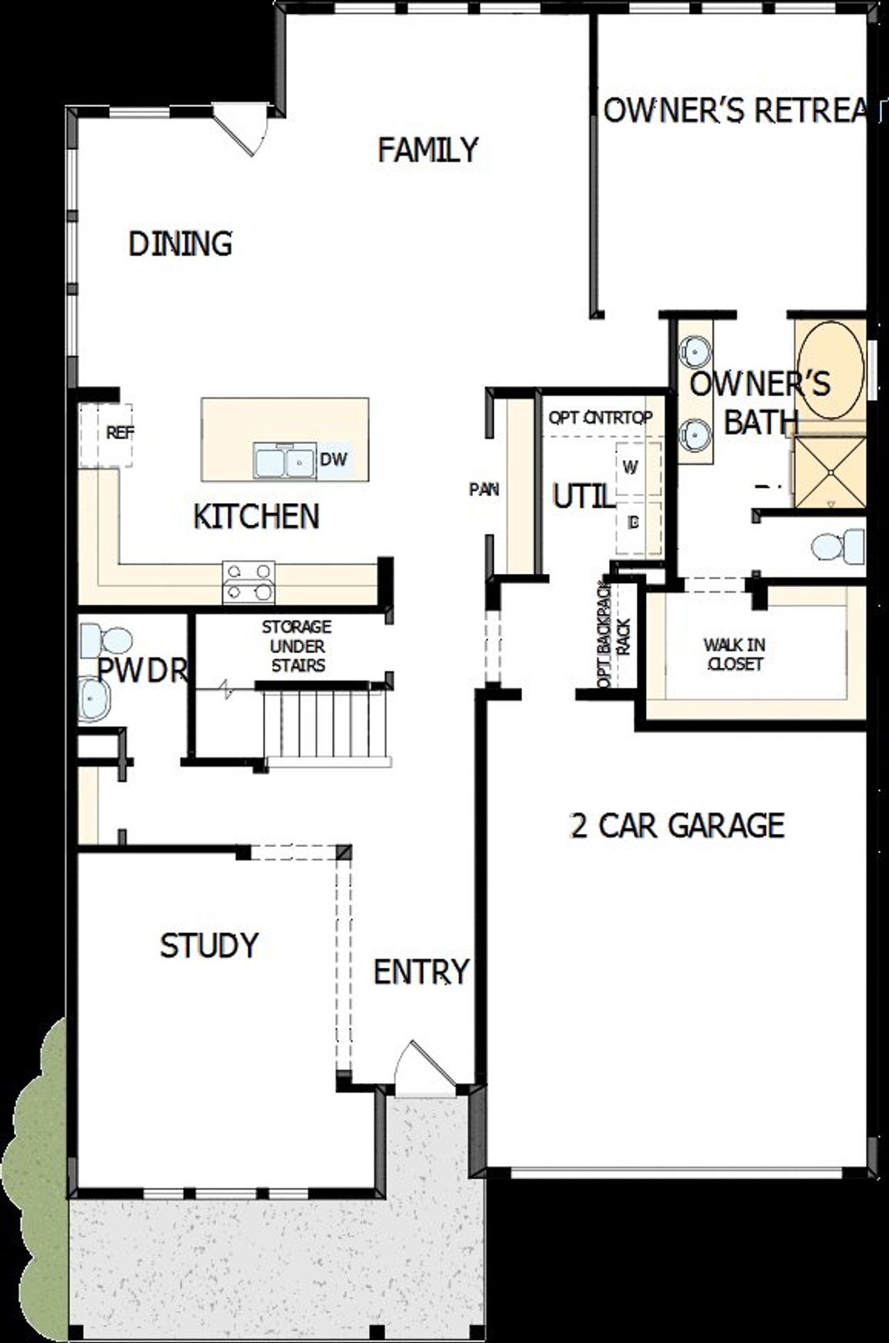 2D floor plan layout of this home in The Preserve at Five Oaks, Lebanon, TN (Image 2). 2D floor plan layout of this home in The Preserve at Five Oaks, Lebanon, TN (Image 2).