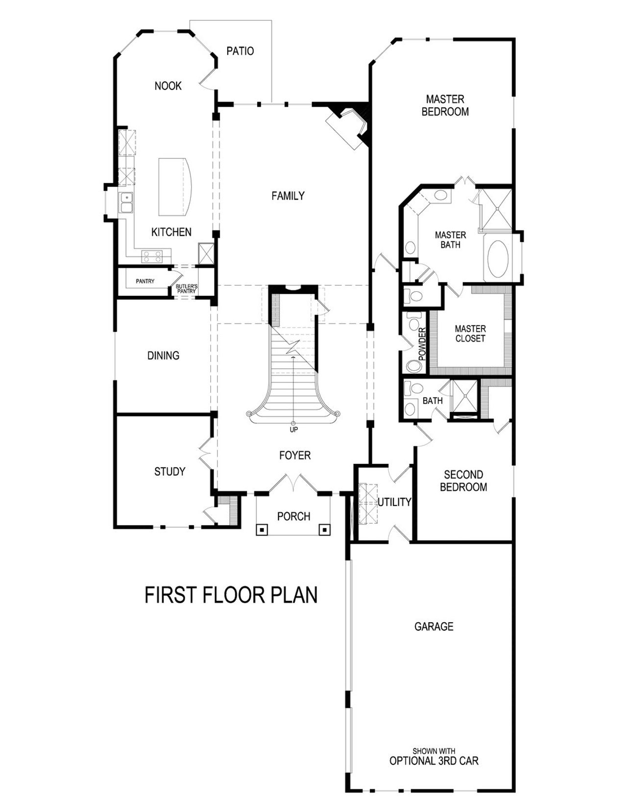 2D floor plan layout of this home in LeTara, Haslet, TX (Image 2).