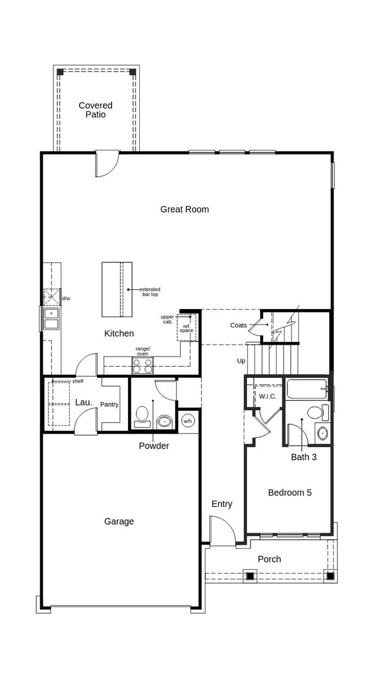 2D floor plan layout of this home in Salerno - Heritage Collection, Round Rock, TX (Image 2). 2D floor plan layout of this home in Salerno - Heritage Collection, Round Rock, TX (Image 2).
