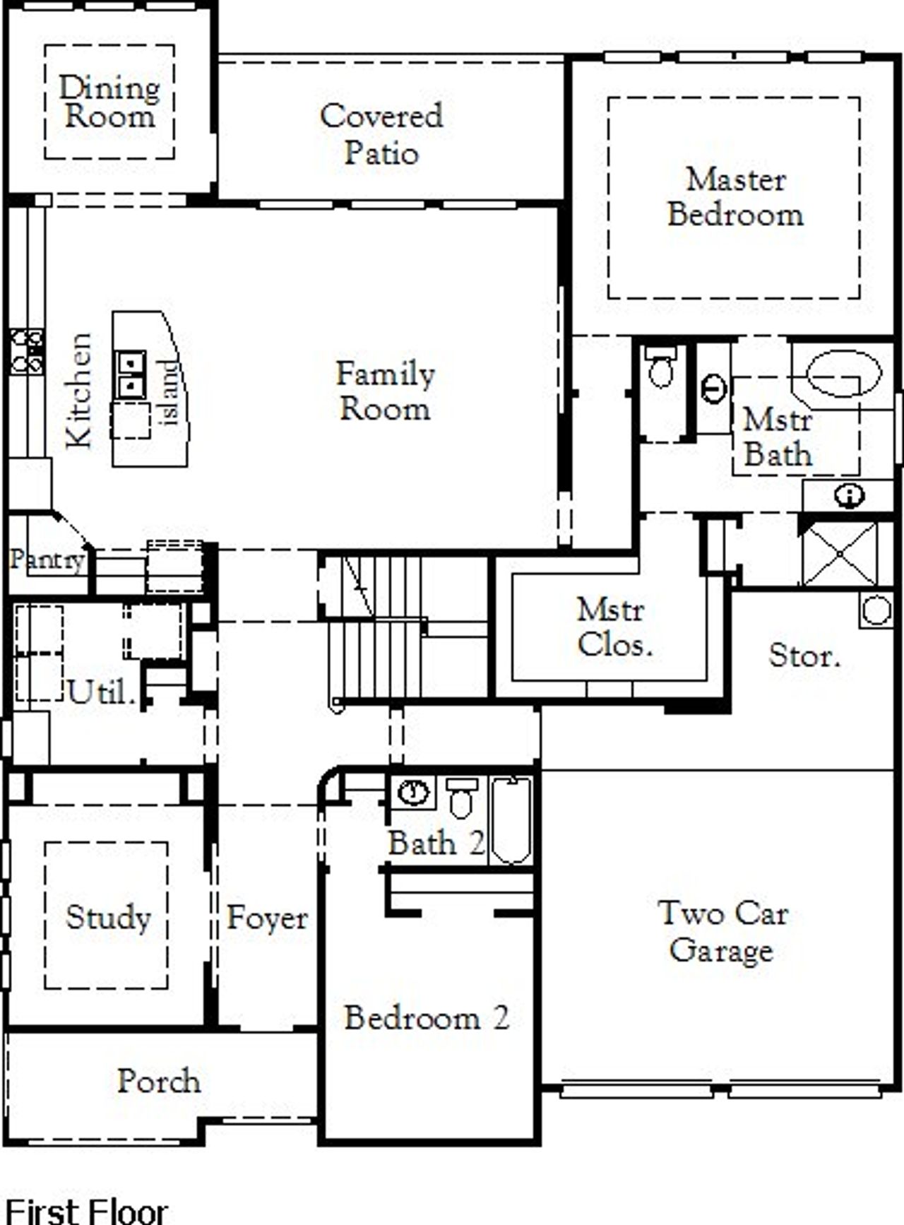 2D floor plan layout of this home in South Pointe, Mansfield, TX (Image 2). 2D floor plan layout of this home in South Pointe, Mansfield, TX (Image 2).