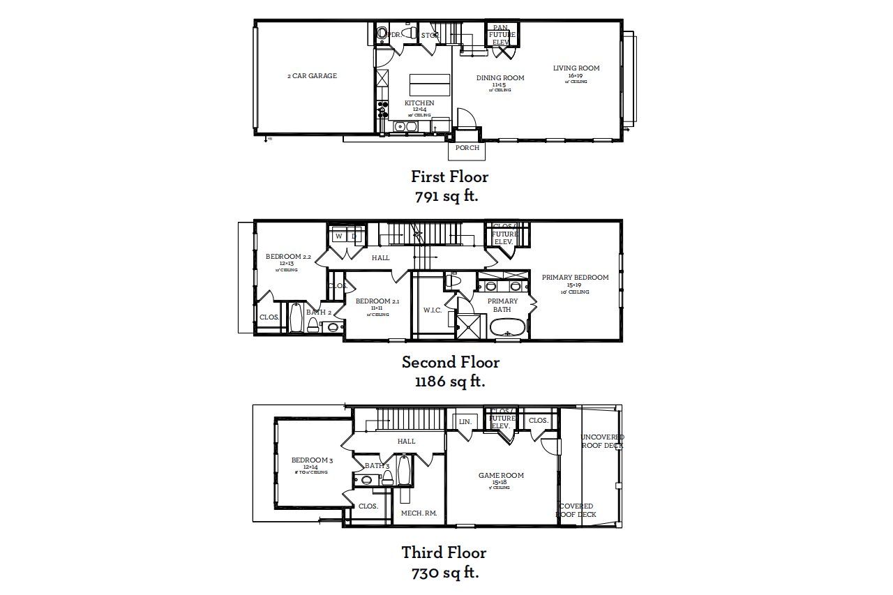 2D floor plan layout of this home in Timbergrove Green, Houston, TX (Image 2). 2D floor plan layout of this home in Timbergrove Green, Houston, TX (Image 2).