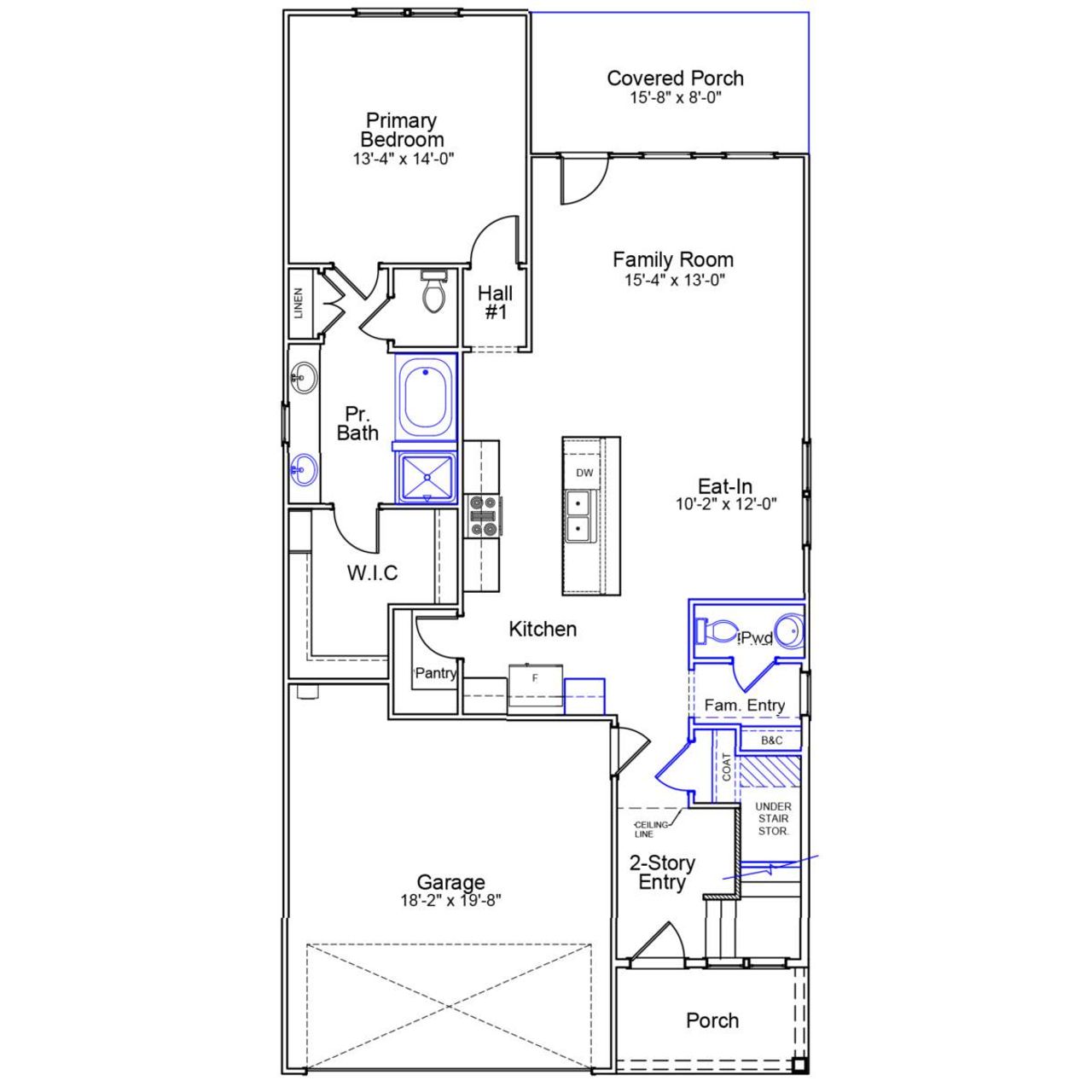 2D floor plan layout of this home in Pineland Preserve, Summerville, SC (Image 2). 2D floor plan layout of this home in Pineland Preserve, Summerville, SC (Image 2).