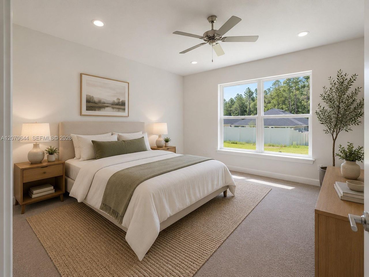 Furnished interior view inside a new home in Waterstone 62, Fort Pierce (Image 2).