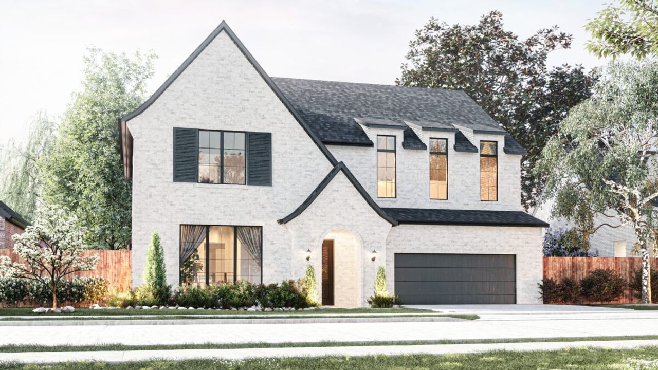 Representative exterior photo of a completed home built from the Marshall by Olivia Clarke Homes in Grand Oaks, Celina, TX (Image 2).
