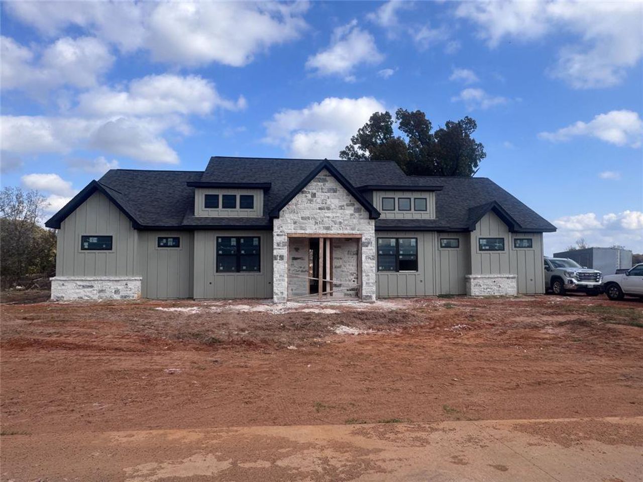 In-progress construction of a new home in , Tyler, TX (Image 2).