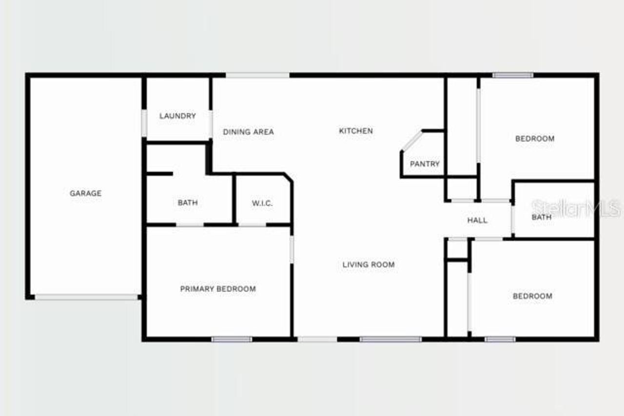 2D floor plan layout of this home in , Ocala, FL (Image 2).