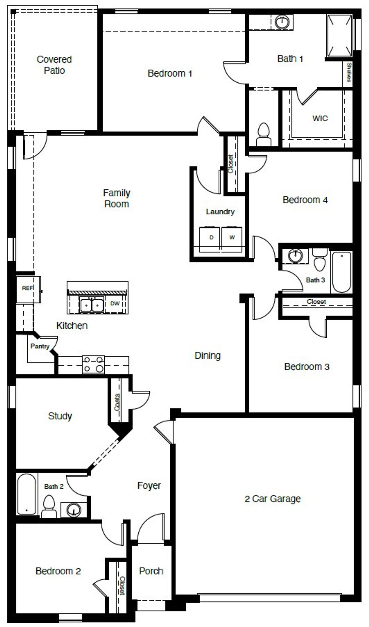 2D floor plan layout of this home in Rosewood at Beltmill, Fort Worth, TX (Image 2). 2D floor plan layout of this home in Rosewood at Beltmill, Fort Worth, TX (Image 2).