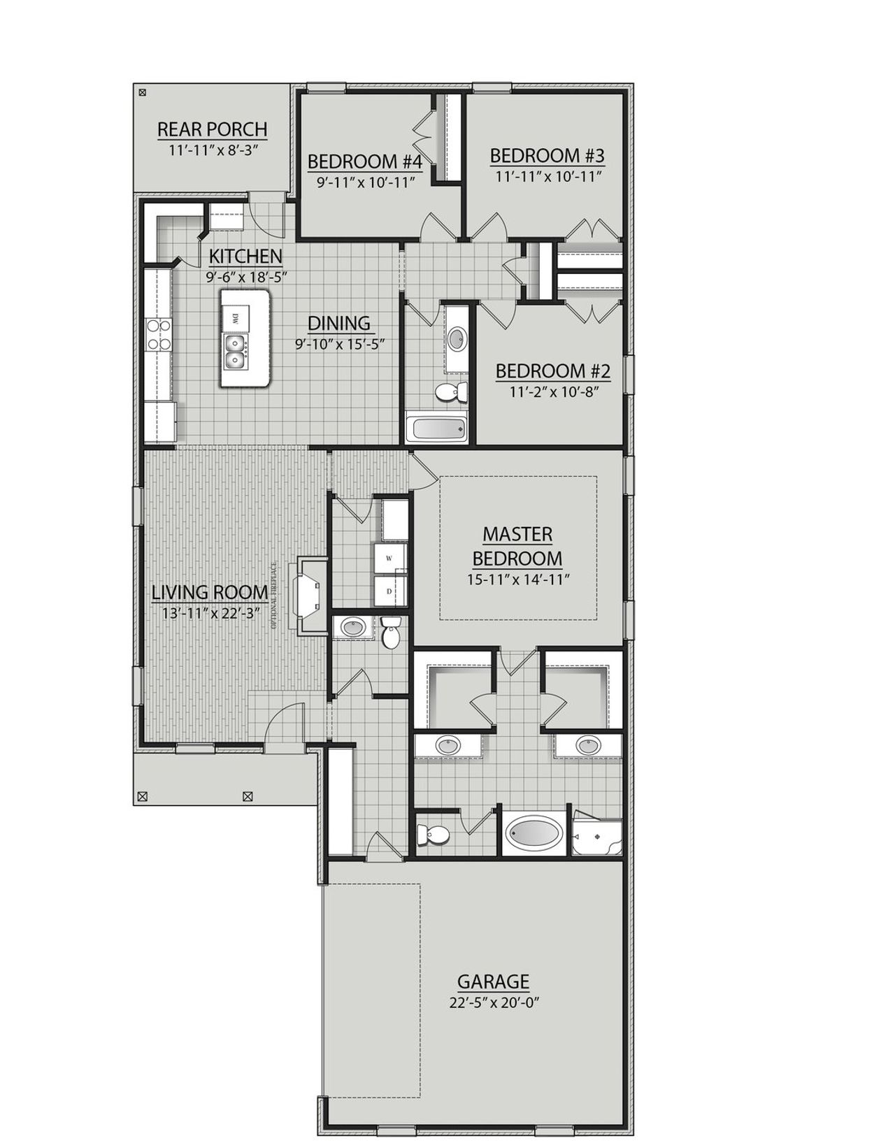Gauguin III B - Floor Plan - DSLD Homes