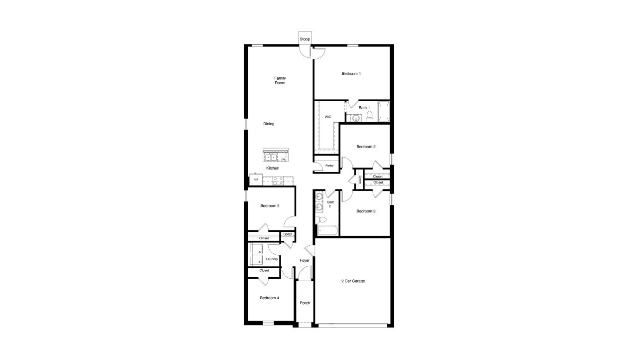 2D floor plan layout of this home in Springhill South, Boyd, TX (Image 2). 2D floor plan layout of this home in Springhill South, Boyd, TX (Image 2).