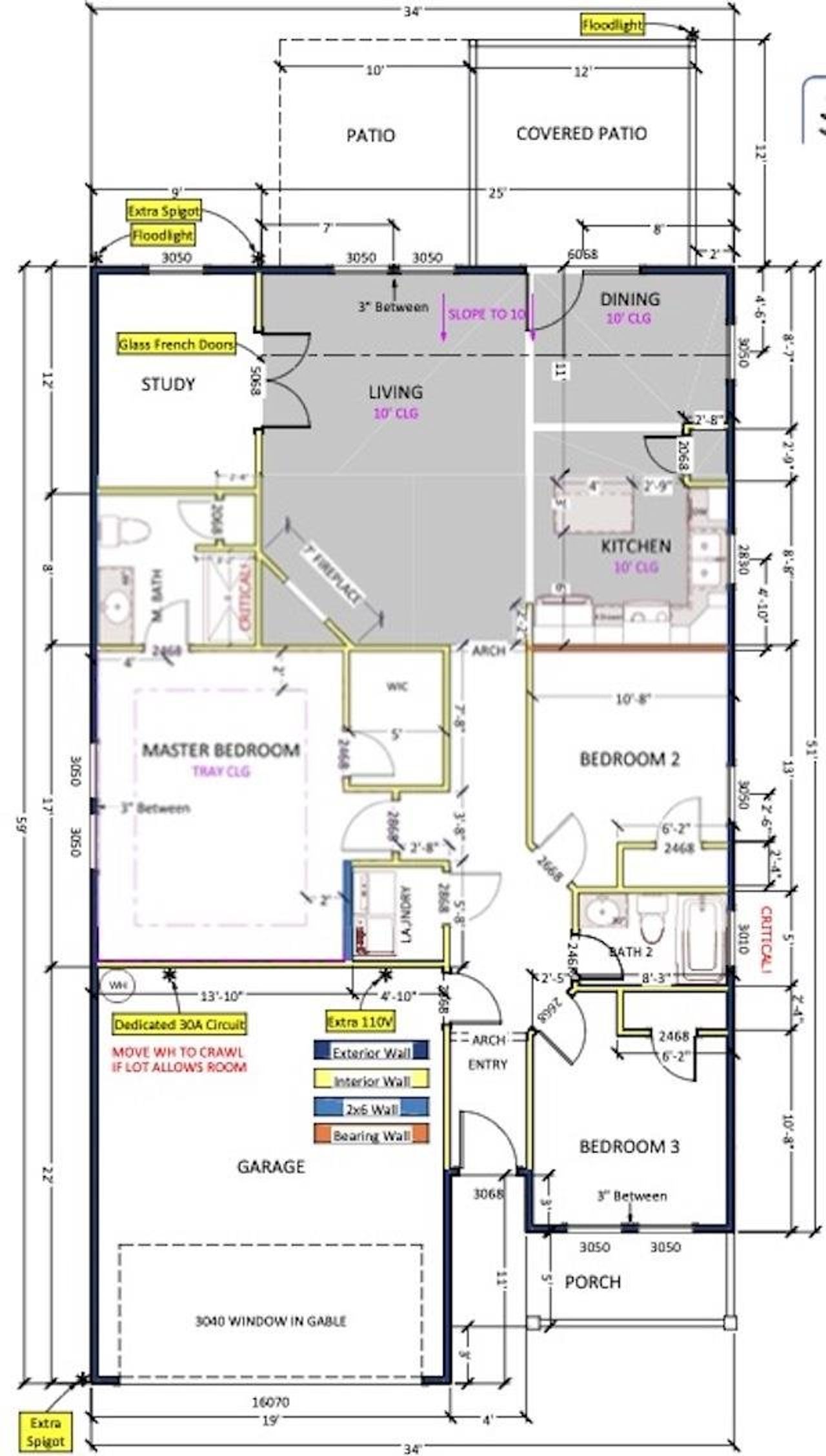 2D floor plan layout of this home in Mills Gin, Campobello, SC (Image 2).