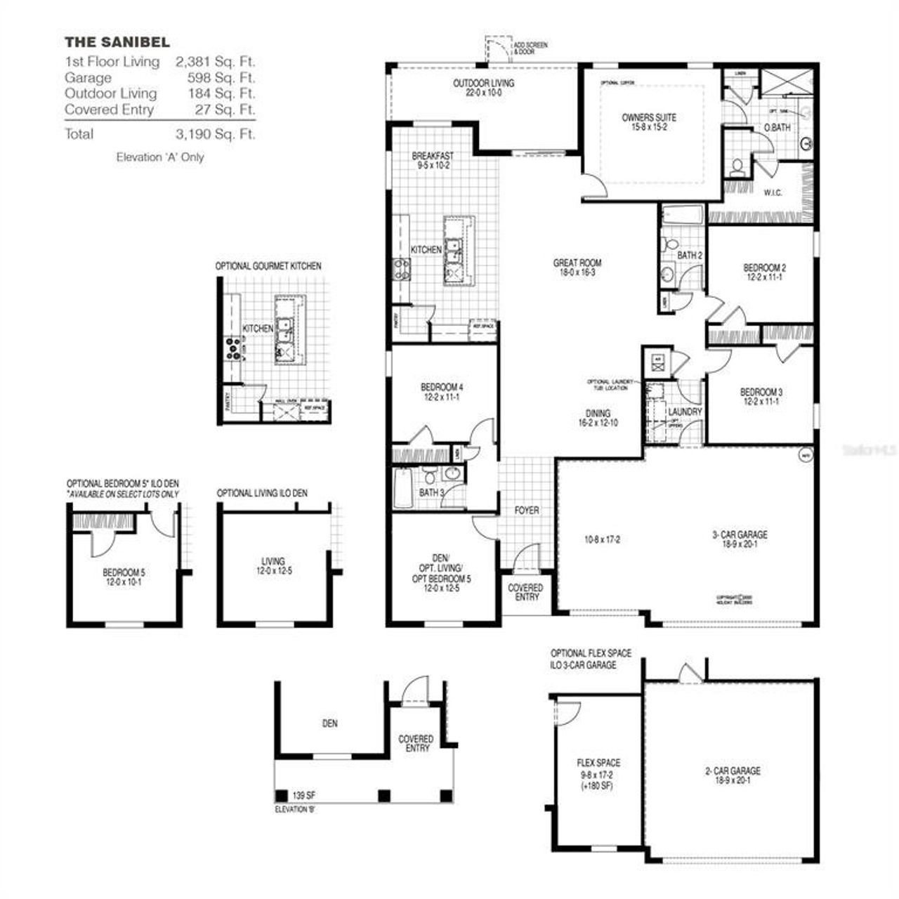 2D floor plan layout of this home in Spring Hill, Spring Hill, FL (Image 2).