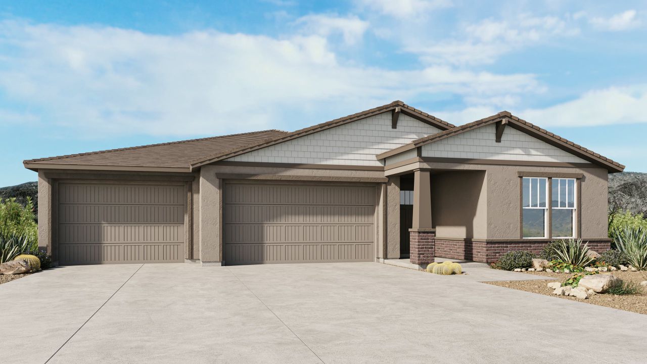 Representative exterior photo of a completed home built from the Beacon by Taylor Morrison in Salero Journey, Laveen, AZ (Image 2).