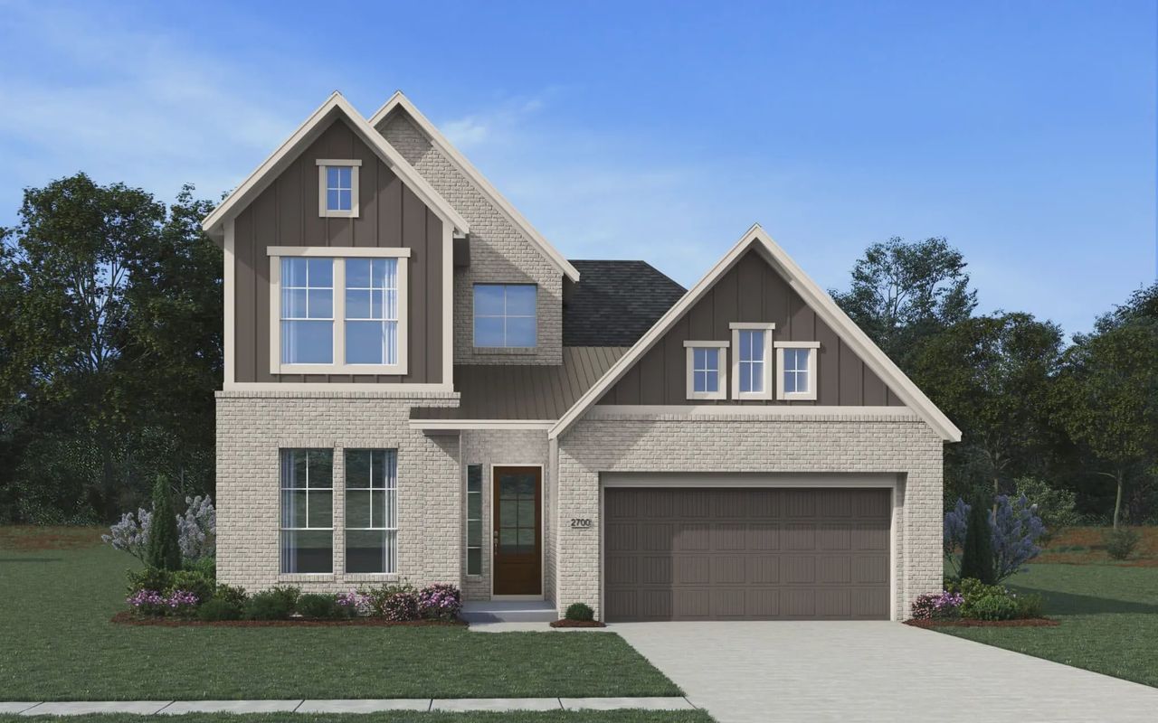 Representative exterior photo of a completed home built from the Cayman by Chesmar Homes in Alsatian Oaks, Castroville, TX (Image 2). Representative exterior photo of a completed home built from the Cayman by Chesmar Homes in Alsatian Oaks, Castroville, TX (Image 2).