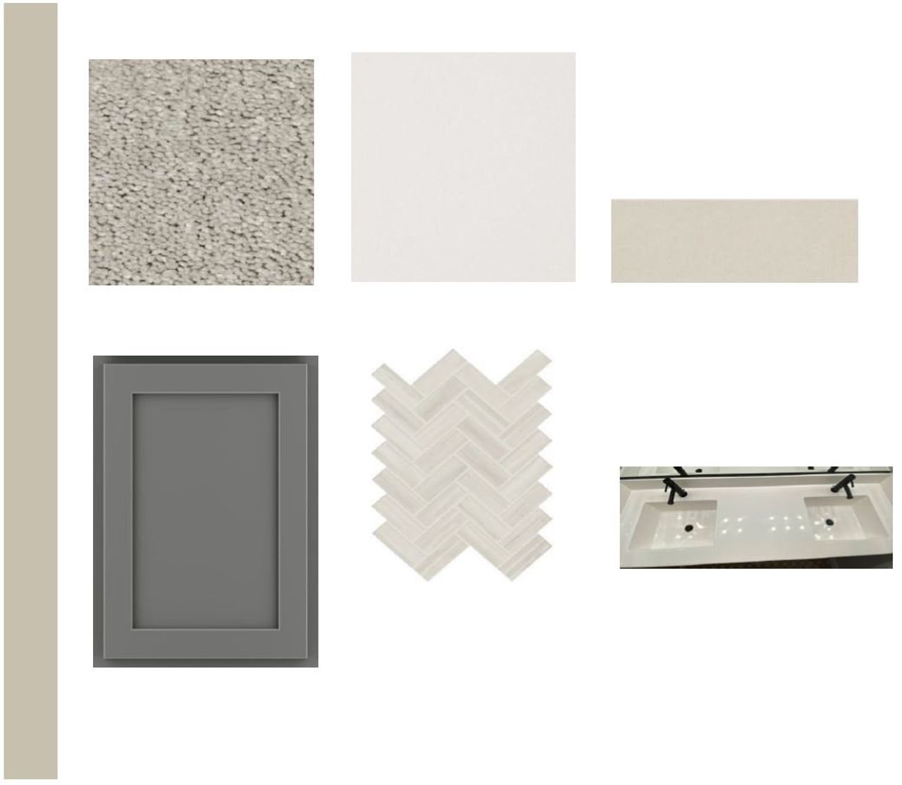 Sample of building materials used in homes in Ellsworth Ranch Landmark Collection, Queen Creek (Image 2).
