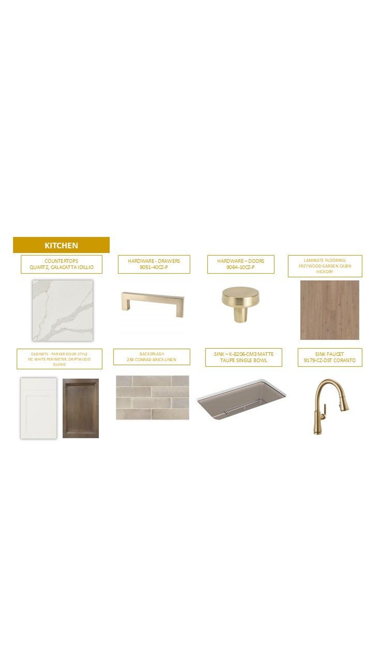 Sample of building materials used in homes in Adalyn Park, Mooresville (Image 2).