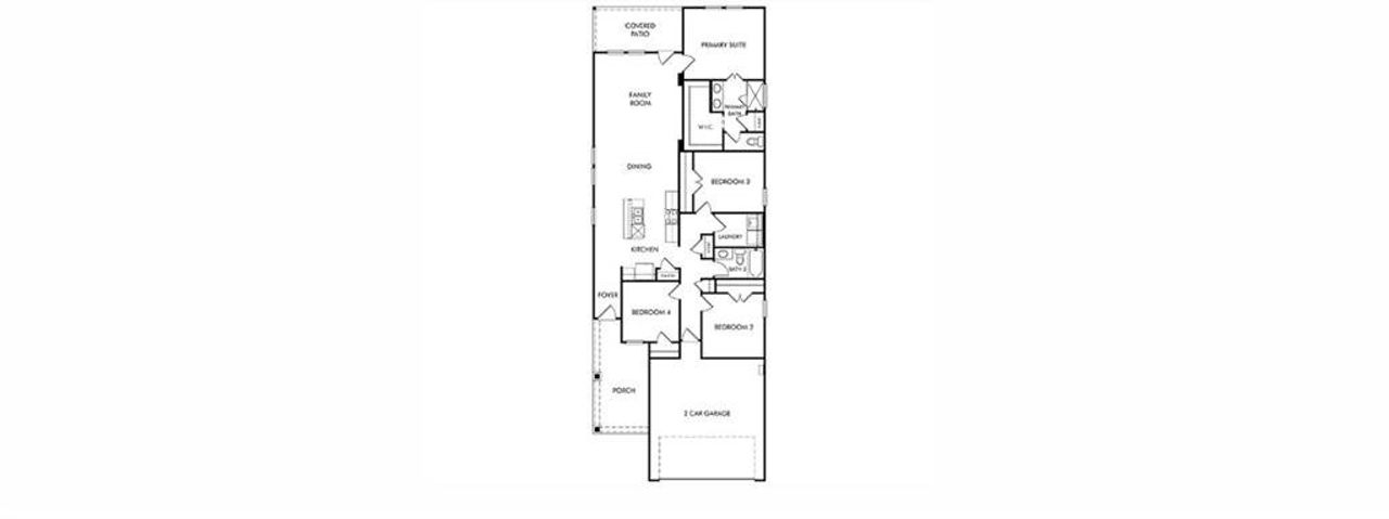 2D floor plan layout of this home in Eastridge - Spring Series, McKinney, TX (Image 2). 2D floor plan layout of this home in Eastridge - Spring Series, McKinney, TX (Image 2).
